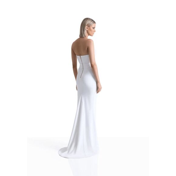 Zhivago Reine De Reinettes Gown In White US 6 $650 - Picture 3 of 12